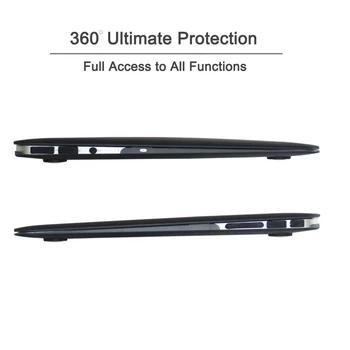Pregledna Težko PC Primeru Zaščito Za Macbook Air Pro Retina 11 12 13 15 16 Dotik Bar A1932 A2179 A2159 A1466 A1369 Kritje Coque