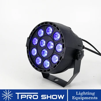 Žep 12x3W LED Par RGB 3in1 Tricolor DJ LED Fazi Luči Dmx 512 Kontrola Glasbe Aktivira Svetlobni Projektor za Domačo Stranko Luči
