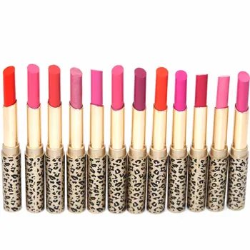 12pcs Barve Leopard Šminka, Lip Gloss Dolgotrajno Kozmetični Ličila Set
