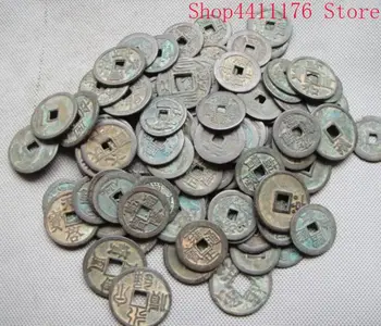 Zbiranje Kitajski Bakren Kovanec Stare Dinastije Starinsko Valuti, Poslali na Naključno