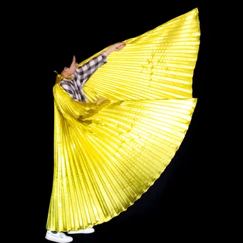 Ples Trebuh Isis Krila Ples Trebuh Opremo Bollywood Orientalski Egipt Egiptovski Krila Kostum S Palicami Odraslih Otrok, Žensk Zlato
