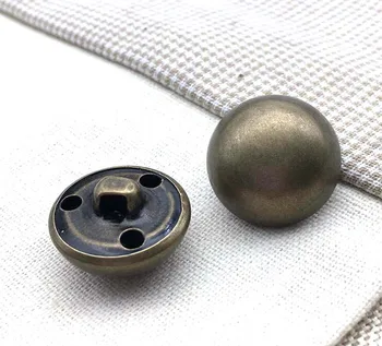 100 kozarcev/veliko gob design srebrna/bron/antique silver/gold kovinski gumbi za oblačilo, Letnik gumb za DIY dodatki 10-28 mm,