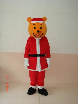 Tovarne neposredno prodajo medved božič oranžna Maskota Kostum za Odrasle Halloween Rojstni dan risanka Oblačila Cosplay Kostumi