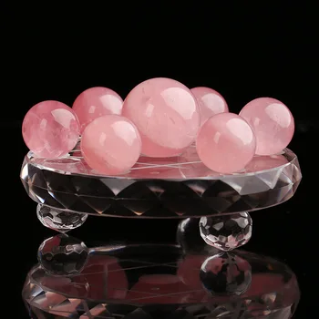 Nov Prihod!!!Naravni Rose Quartz Crystal Kroglice Sedem Star Array Reiki Čakro Energijsko Meditacijo, Jogo Zdravljenje