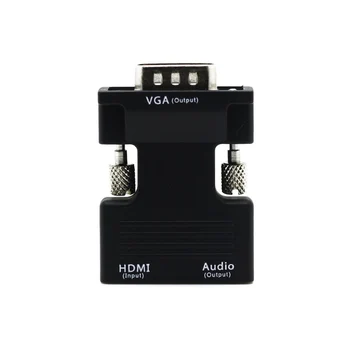 Trumsoon HDMI na VGA HDMI2VGA z Avdio Kabel 1080P Adapter za Projektor PC PS4 DVD HDTV Monitor Prenosnik