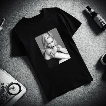 Novih Bombaž Tshirt Madonna Seksi Pevka Tiskanja Kratek Rokav Vrhovi & Tees Modna Športna T Majica Vrhnja Oblačila Blagovne Znamke