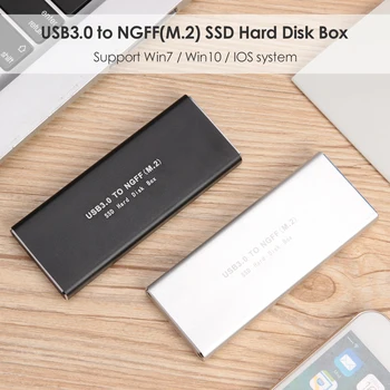 USB 3.0 na M. 2 NGFF Polje Adapter 2230 2242 2260 2280 SSD Zunanje Ohišje Pogona ssd Disk Mobilne Primeru