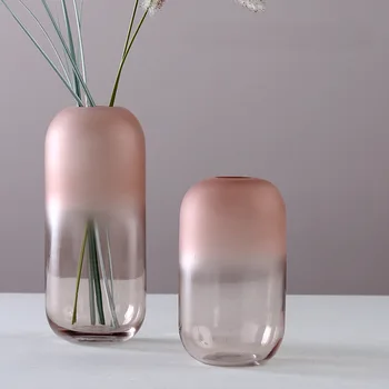 Preprost Motnega Stekla Vaza Dekoracijo Ustvarjalne Pregleden Vaza Nordijska Moda Notranje Opreme Doma Dekoracijo