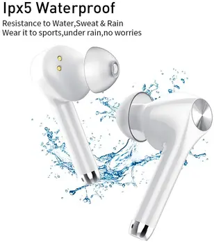 EZEAR Q70Y TWS Bluetooth Slušalke Slušalke Pravi Brezžični Čepkov V Uho Stereo Slušalke Uho Brsti Za Xiaomi Samsung iPhone