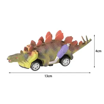 6 Kos Potegnite Nazaj Dinozaver Avtomobili, Igrače, 6 Pack Dinozaver Roadster Pogodbenice Prednost Igre Dino Naključno barvo