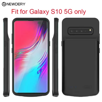 Najnovejši Samsung galaxy S10 5G baterije primeru Mehko TPU načrt polnjenje primeru za galaxy s10 5g mobilni telefon črna