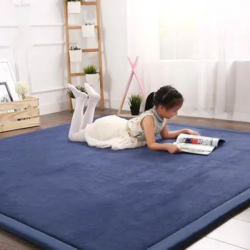 Japonski tatami koralni žametno preprogo, dnevna soba, spalnica, okno, postelja odeje otroška igra mat otroke sobe preproga 2 cm debel po meri