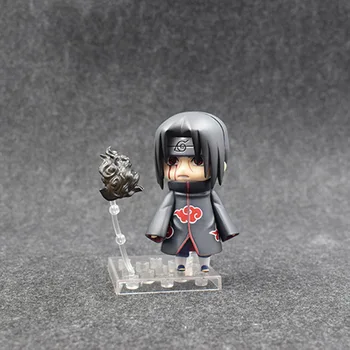 Uchiha Itachi Japonski figuric Uchiha Sasuke Lep Naruto Q Srčkan Kawaii Ver 820# 10 cm GEM Shippuden Ninja Model Lutke