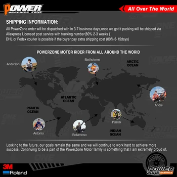 PowerZone po Meri Ekipa, Grafike, Ozadja, Decals 3M Nalepke Komplet Za KTM SX SXF MX 07-10 EXC XCW Enduro 08-11 125 do 500cc 07