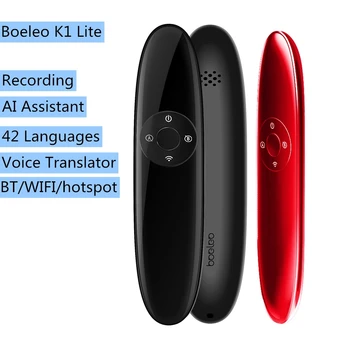Boeleo K1 Lite Instant Glas AI Prevajalec Global Travel 42 Jezikov, bluetooth, WIFI Diktafon Prenosni Smart Realnem času, Poslovne