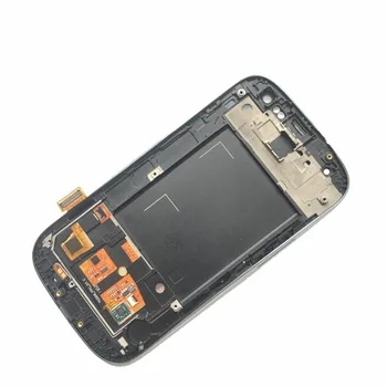 4.8 palčni Za Samsung Galaxy S3 i9300 i9300i i9301 i9308i i9301i Zaslon LCD + Touch Screen z Okvirjem Za SAMSUNG S3 LCD Zaslon