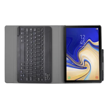 Za Samsung Tab Galaxy S4 10.5 SM-T830 SM-T835 Tipkovnico Primeru T830 T835 Tipkovnico Bluetooth Smart Tablet Usnje Primeru Zajema