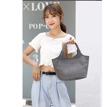 2020 novo vintage trend casual torbice majhno vrečko prenosno platno vrečko lisic vrečko kosilo polje vrečko mati nakupovalne torbe