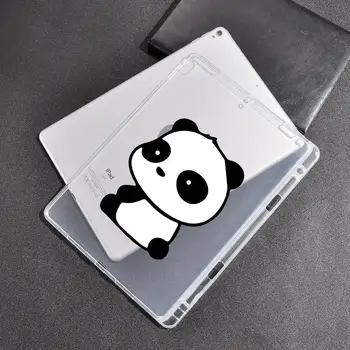Srčkan Panda Za Mini 5 Primer Tableta Z Pero Režo Jasno, Mehko Zajema Funda iPad 7. Generacije Primeru Pro 11 2020 Coque Zraka 1 2 Primerih