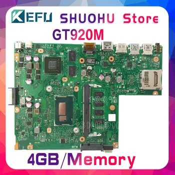 KEFU X540LA Za ASUS GT920M X540L X540LJ F540L F540LJ CPU/I3-4005U 4GB/Memory Prenosni računalnik z Matično ploščo Preizkušen dela original