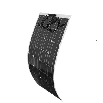 Vroče Prodaja HIŠNIH Prilagodljiv Sončne celice 100W 32pcs Monokristalne Celice za 12V Polnilec za Baterije Sistem Kit