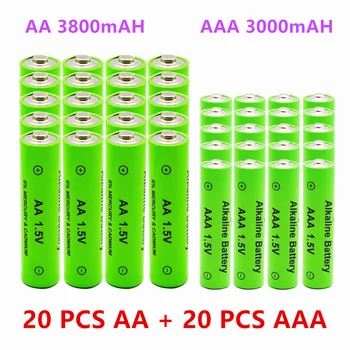 AA + AAA AA 1,5 V 3800mAh/1,5 V AAA 3000mah Alkalne Baterije Različne Elektronske Izdelke, Zamenjajte Baterije Ni-MhBattery