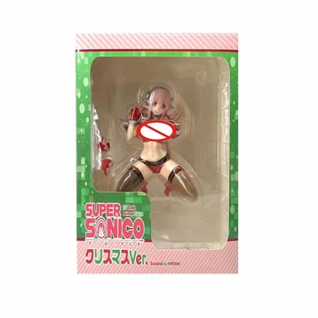 Nitro Super Sonico Božič Ver. Anime Slika Seksi Dekle Odraslih PVC Akcijska Figura, Igrače Zbiranje Model Lutka Darilo 1/6 Japonska 17 cm