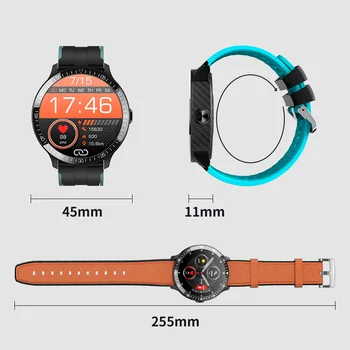 Termometer Smartwatch SOS Bluetooth Zapore Geslo za Zaklepanje Temperatura Odkrivanje Celoten Zaslon na Dotik Multi Šport Pametno Gledati MT16 M3