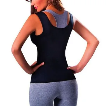 Moda za Ženske Bombaž Znoj Savna Telo Oblikovalec Hujšanje Termo Telovnik Neoprenske Pasu Trener Modi Nove Shapewear 1PC