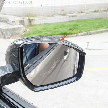 2pcs Strani Rearview Mirror 3D Dež Obrvi Trim Za Range Rover Evoque Velar 2016-2020 Avto Opremo