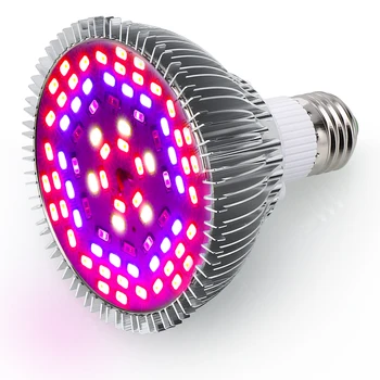 E27 Led Grow Light Bulb Celoten Spekter 50 W Raste Žarnice Luči za Rastline Phytolamp Notranji Vrt Hydroponic Cvet Šotor Polje