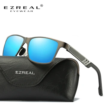 EZREAL Aluminija, Magnezija moška sončna Očala Polarizirana Premaz Ogledalo Ženske sončna Očala oculos Moški Očala Pribor A6560S