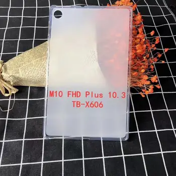 Mehko TPU silikon pregleden primeru kritje za Lenovo M10 FHD plus 10.3