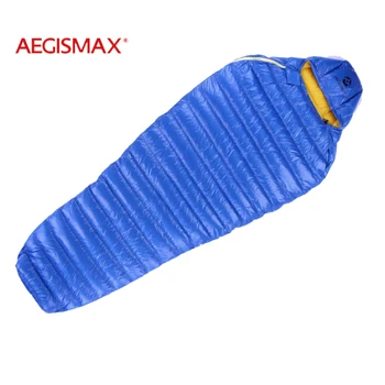 Aegismax 2019 nov prihod LETO Ultralahkih vodo nepropustno Belo Gos Navzdol Spalna vreča Mumija Preplete Pohodništvo, Kampiranje 700FP