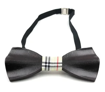 GUSLESON Novost je Tri-dimenzionalni Lesen Lok Kravato Za Moške Sušilniki za Klasično Masivnega Lesa Bowtie 3D Ročno corbata Vezi Gravata