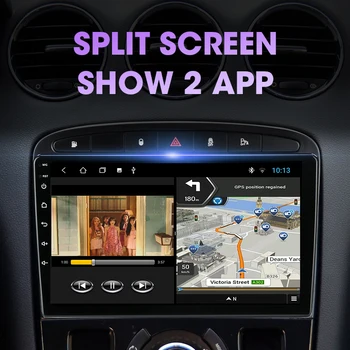2 din Android 10 avtoradio Multimedijski Predvajalnik Videa, GPS Navigacijo Za Peugeot 308 308SW 408 2012-2016 2din Stereo Zaslon 6 G 128G