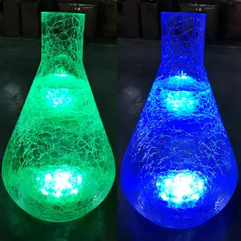 16 Barve RGB Podvodnih LED Luči, ki je Osnova za Hookah Shisha z Daljinskim upravljalnikom Chicha Narguile Bar Stranka Prostem Dekoracijo