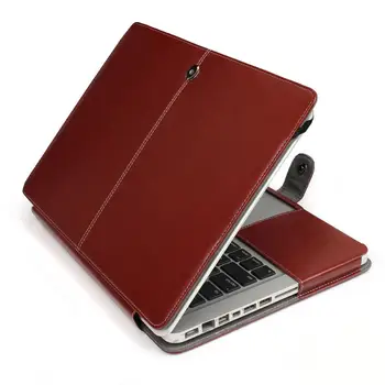 PU Usnje Laptop Primeru Za Apple Macbook Air 11 12 13 15-palčni Prenosnik Kritje vrečko za Mac book Pro Retina Prenosnik 13.3 Flip Pokrov