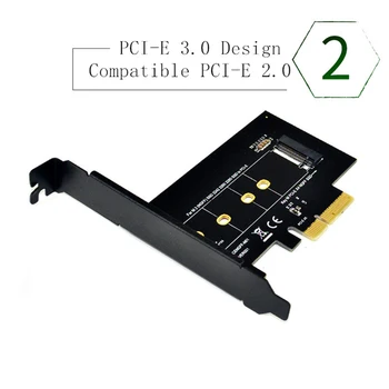PCI-Express PCI-E 3.0 X4 na M. 2 NGFF M Ključni Reža Pretvornik vmesniško Kartico M2 Nvme PCIE SSD Riser Card za Namizni Podporo 2230 22