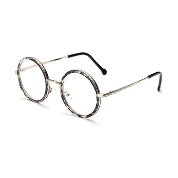 Zilead Retro Krog Očal Okvir Moški Ženske Pregleden Objektiv Optični Sepectacles Navaden Očala Očala Unisex