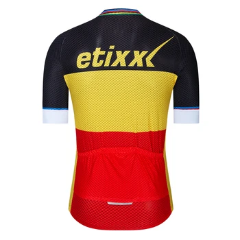 ETIXX Moški Kolesarski Dres Quick-Dry MTB Kolo Nositi Cestna Kolesarska Oblačila Oblačila Ropa Ciclismo Kolesarjenje Obrabe Poletje Polno zadrgo