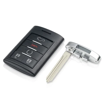KEYYOU Smart Remote Key Lupini Za Cadillac CTS XTS DTS SRX 2013-ATS Escalade GMC Zamenjava 5 Gumbov