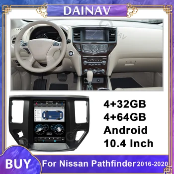 10.4 Palčni Android Avto, GPS Navigacija Za Nissan Pathfinder 2012 2013 2016 2017 2018 2019 2020 Avto Autoradio stereo