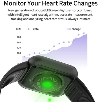 Abay Pametno Gledati 2020 Fitness Sports Tracker Pedometer Srčnega Utripa, Krvnega Tlaka, Spremljanje Moški Ženske Smartwatch