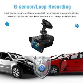 Full Band Mirro Hitrost Avtomobila Laser Policijski Pes Radar Detektor GPS Glasovno Opozorilo Varnost