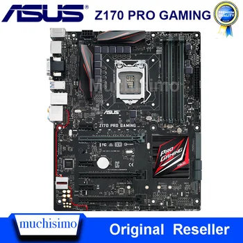 Asus Z170 PRO IGRALNE Desktop Motherboard Z170 Socket LGA 1151 Za Core i7 i5, i3 DDR4 64 G USB3.0 M. 2 ATX Prvotno Uporabljajo Mainboard