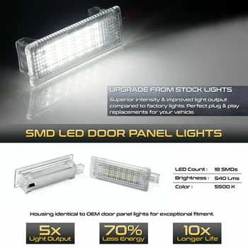 LED Pod Vrata Notranjost Footwell Dovoljenjem Svetlobe Prtljage Trunk Škatle za Rokavice luči Za BMW serije 3 E90 E91 E92 E93 F30 F31 F34 F80 M3