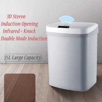 EXPED SMART home PC inteligentni senzor smeti bin kuhinja dnevna soba spalnica kopalnica samodejno indukcijski električni smeti vedro