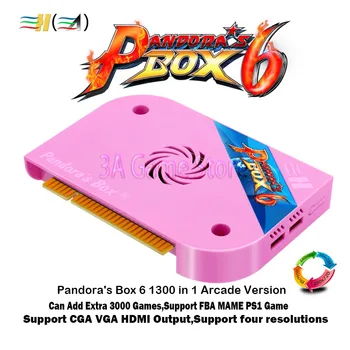 Pandora polje 6 1300 v 1 arkadna igra jamma odbor pcb Za arkadna pralni arkadna kabinet podporo fba mame ps1 igro 3d tekken