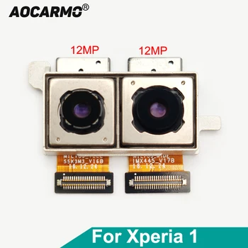 Aocarmo Nazaj Zadnja Glavna Modula Kamere Flex Kabel Za SONY Xperia 1/ XZ4 / X1 J9110 Zamenjava